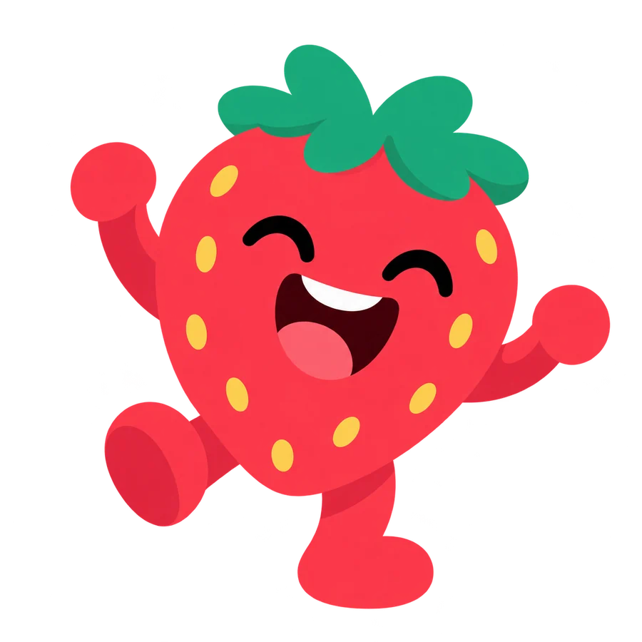 Berry the strawberry mascot